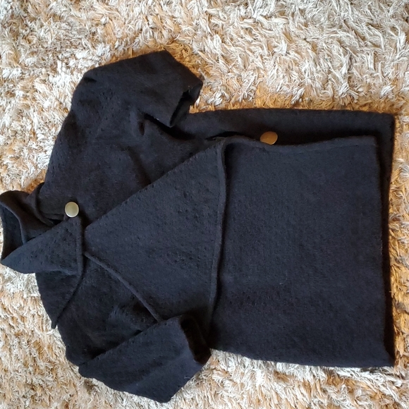 Vintage designer Jean Claude Poitras alpaca and wool coat - Picture 2 of 13